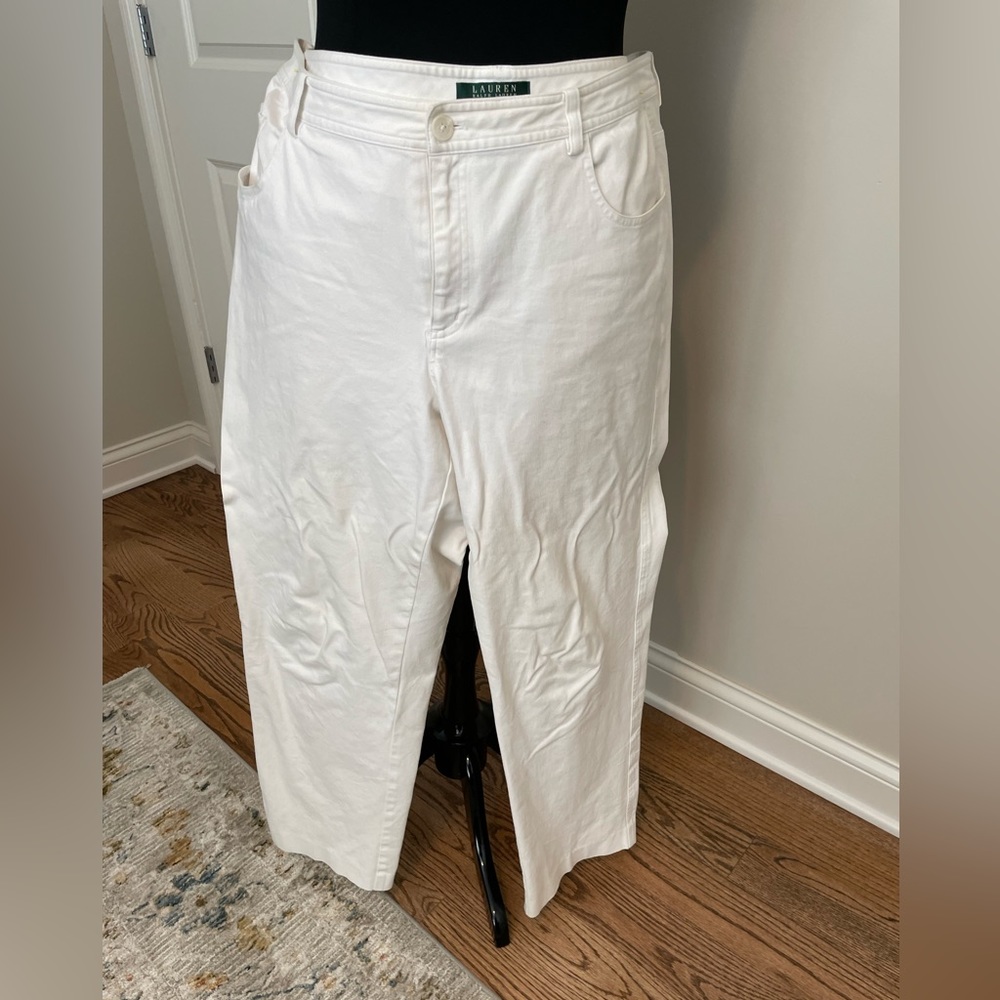 Lauren by Polo White Jeans 20W